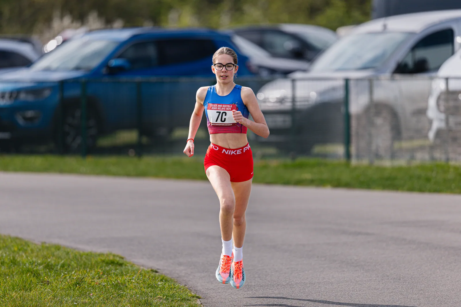 Brentwood Beagles athletes at the Essex Road Relay Championships, Colchester, 22 March 2026
