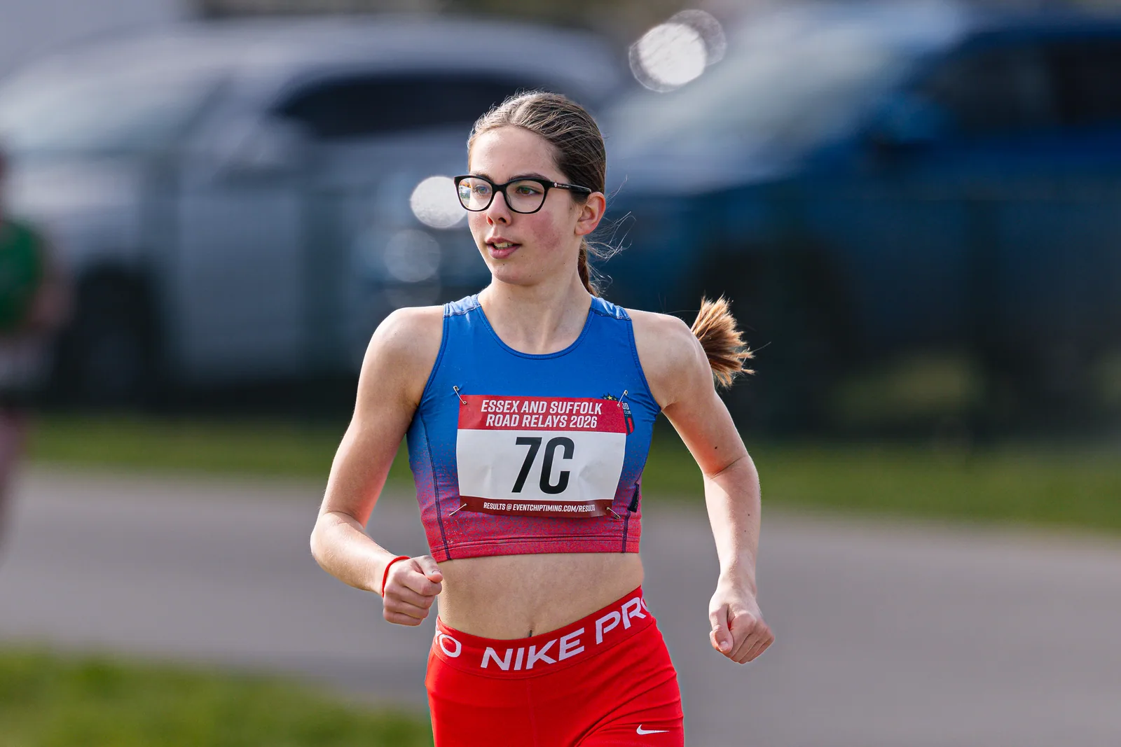 Brentwood Beagles athletes at the Essex Road Relay Championships, Colchester, 22 March 2026