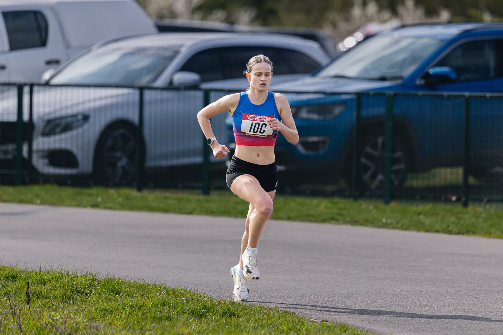 Brentwood Beagles athletes at the Essex Road Relay Championships, Colchester, 22 March 2026
