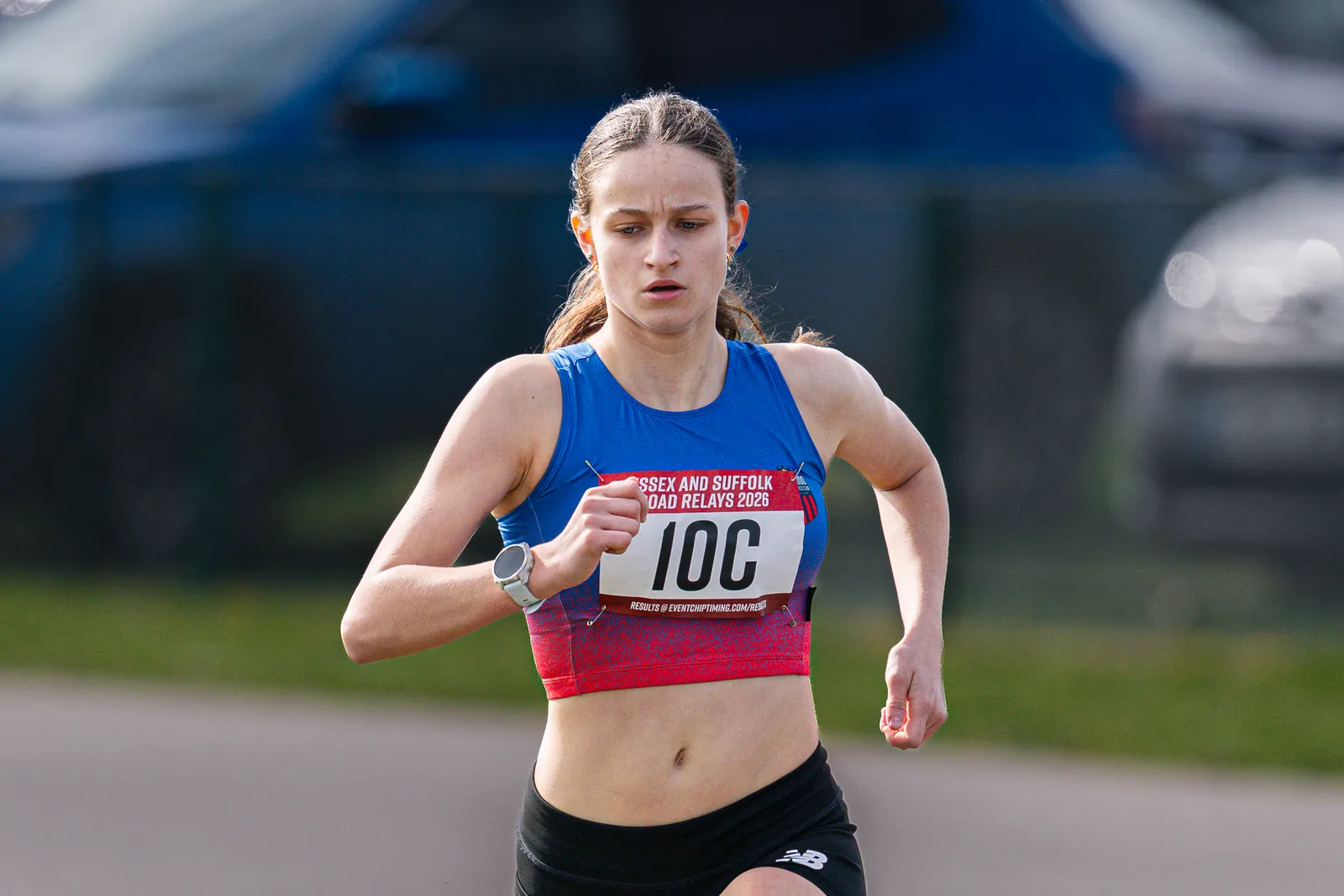 Brentwood Beagles athletes at the Essex Road Relay Championships, Colchester, 22 March 2026