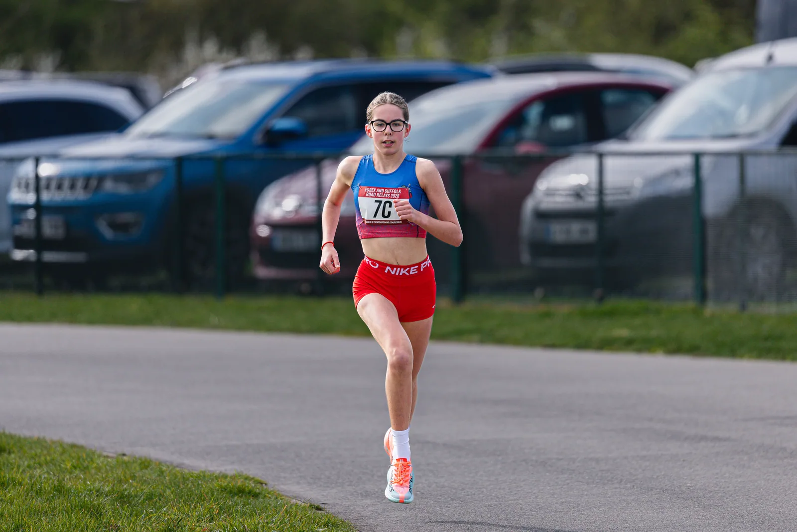 Brentwood Beagles athletes at the Essex Road Relay Championships, Colchester, 22 March 2026