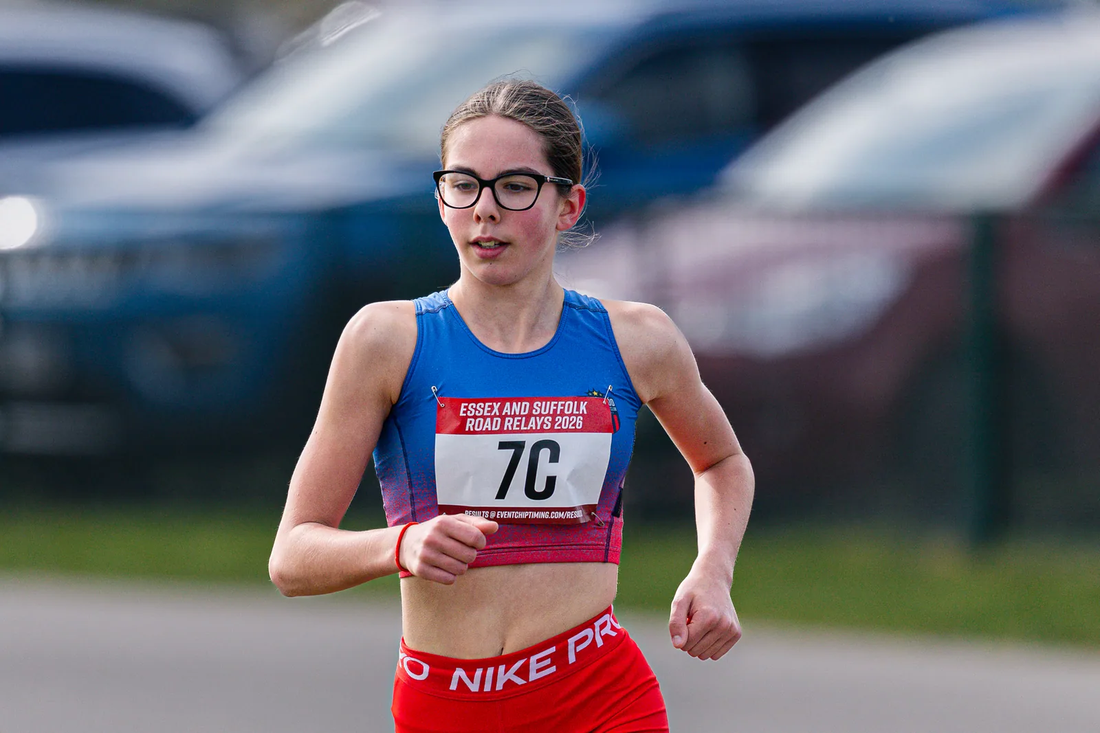 Brentwood Beagles athletes at the Essex Road Relay Championships, Colchester, 22 March 2026