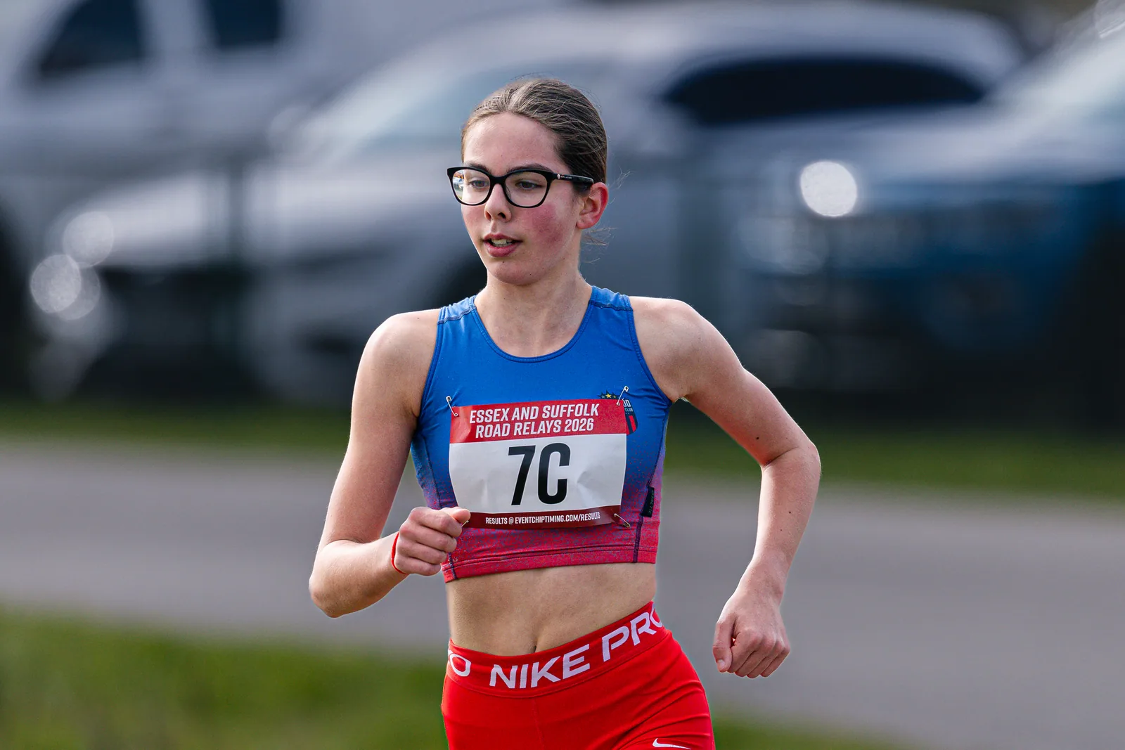 Brentwood Beagles athletes at the Essex Road Relay Championships, Colchester, 22 March 2026