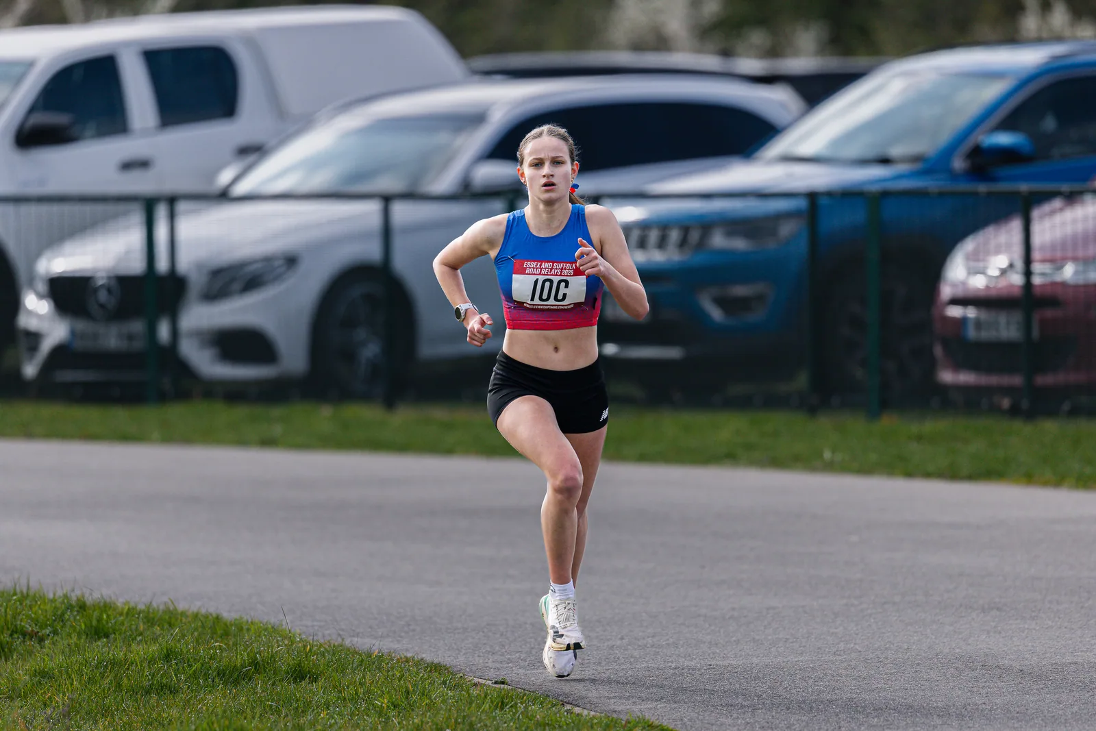 Brentwood Beagles athletes at the Essex Road Relay Championships, Colchester, 22 March 2026
