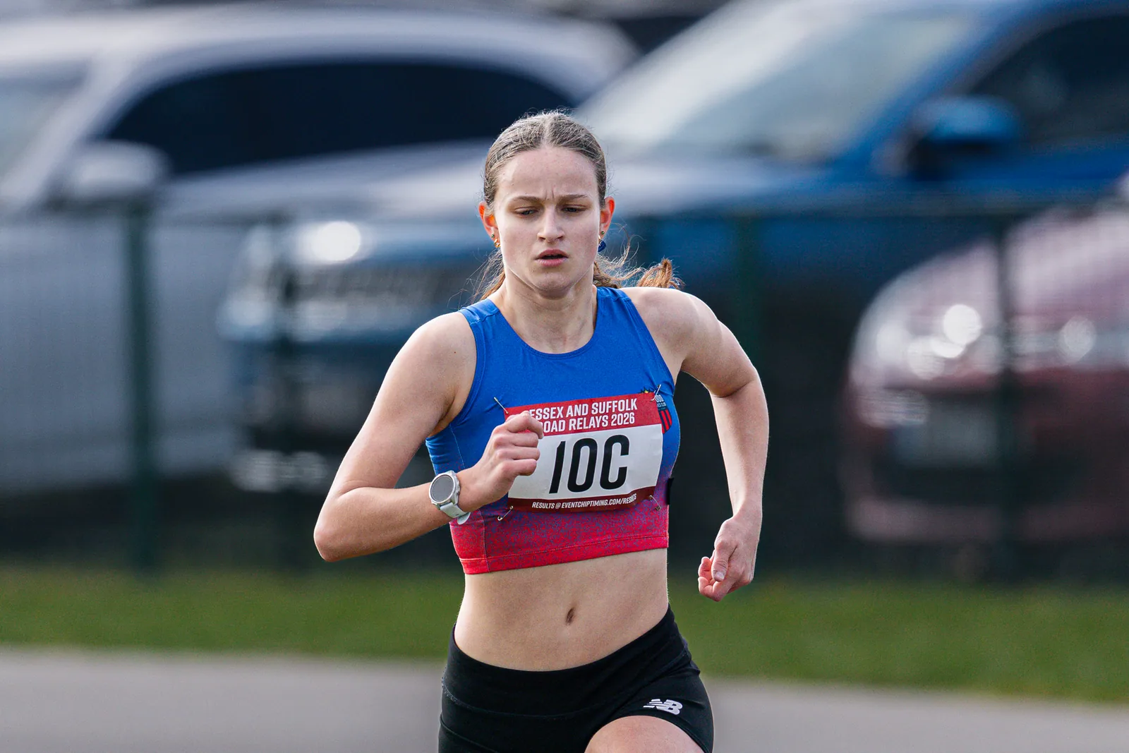 Brentwood Beagles athletes at the Essex Road Relay Championships, Colchester, 22 March 2026