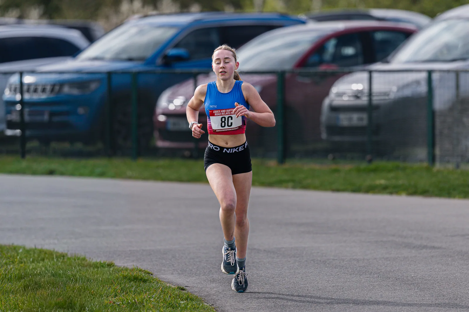 Brentwood Beagles athletes at the Essex Road Relay Championships, Colchester, 22 March 2026