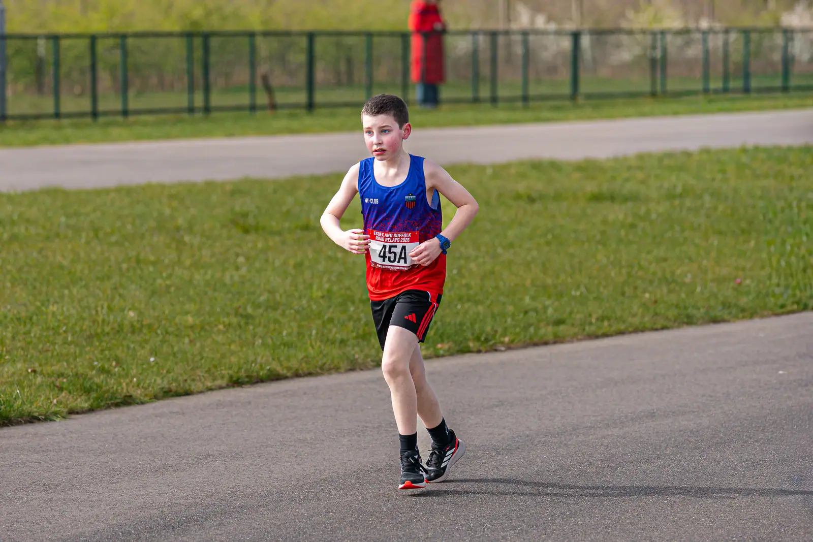 Brentwood Beagles athletes at the Essex Road Relay Championships, Colchester, 22 March 2026