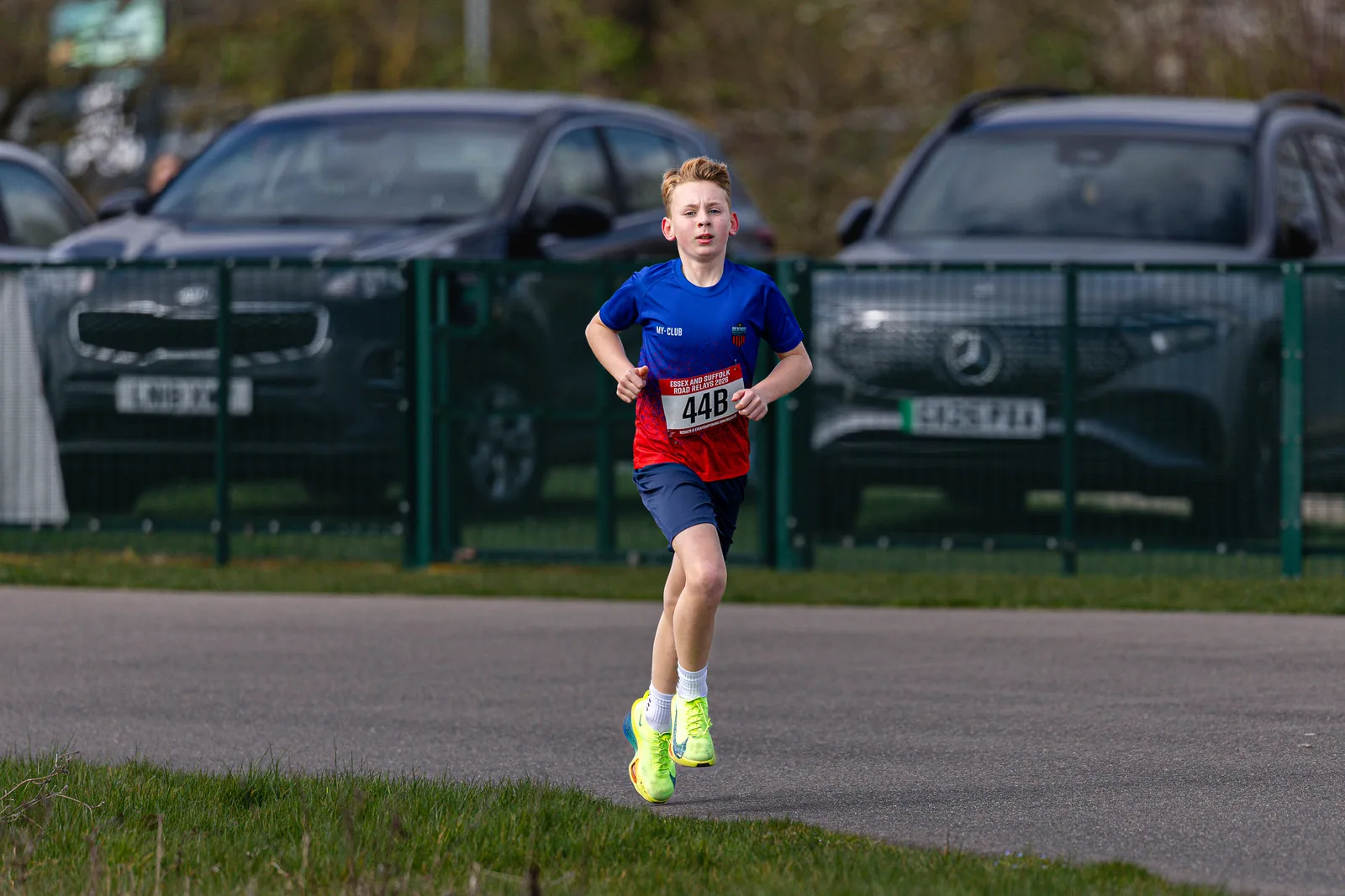 Brentwood Beagles athletes at the Essex Road Relay Championships, Colchester, 22 March 2026