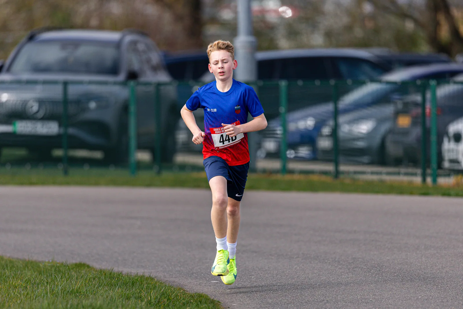 Brentwood Beagles athletes at the Essex Road Relay Championships, Colchester, 22 March 2026
