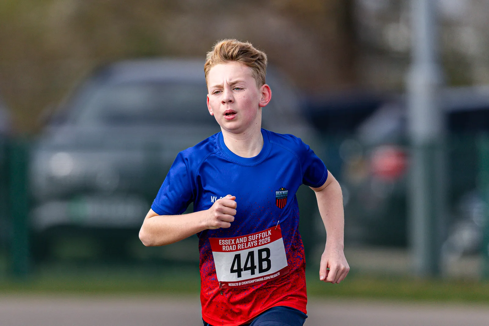 Brentwood Beagles athletes at the Essex Road Relay Championships, Colchester, 22 March 2026