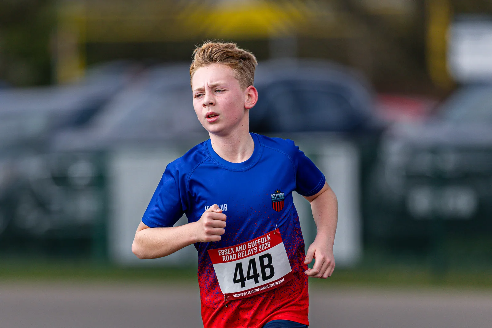 Brentwood Beagles athletes at the Essex Road Relay Championships, Colchester, 22 March 2026