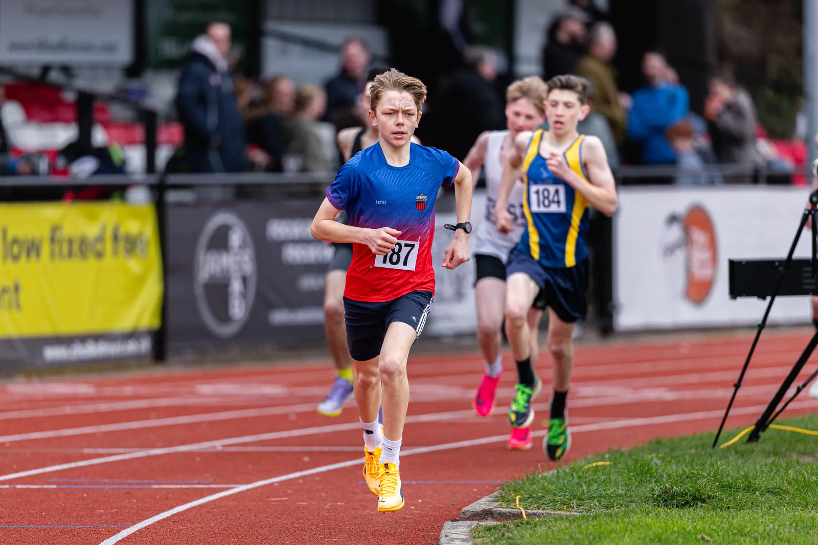 Brentwood Beagles athletes at the Havering Open, Havering, 29 March 2026