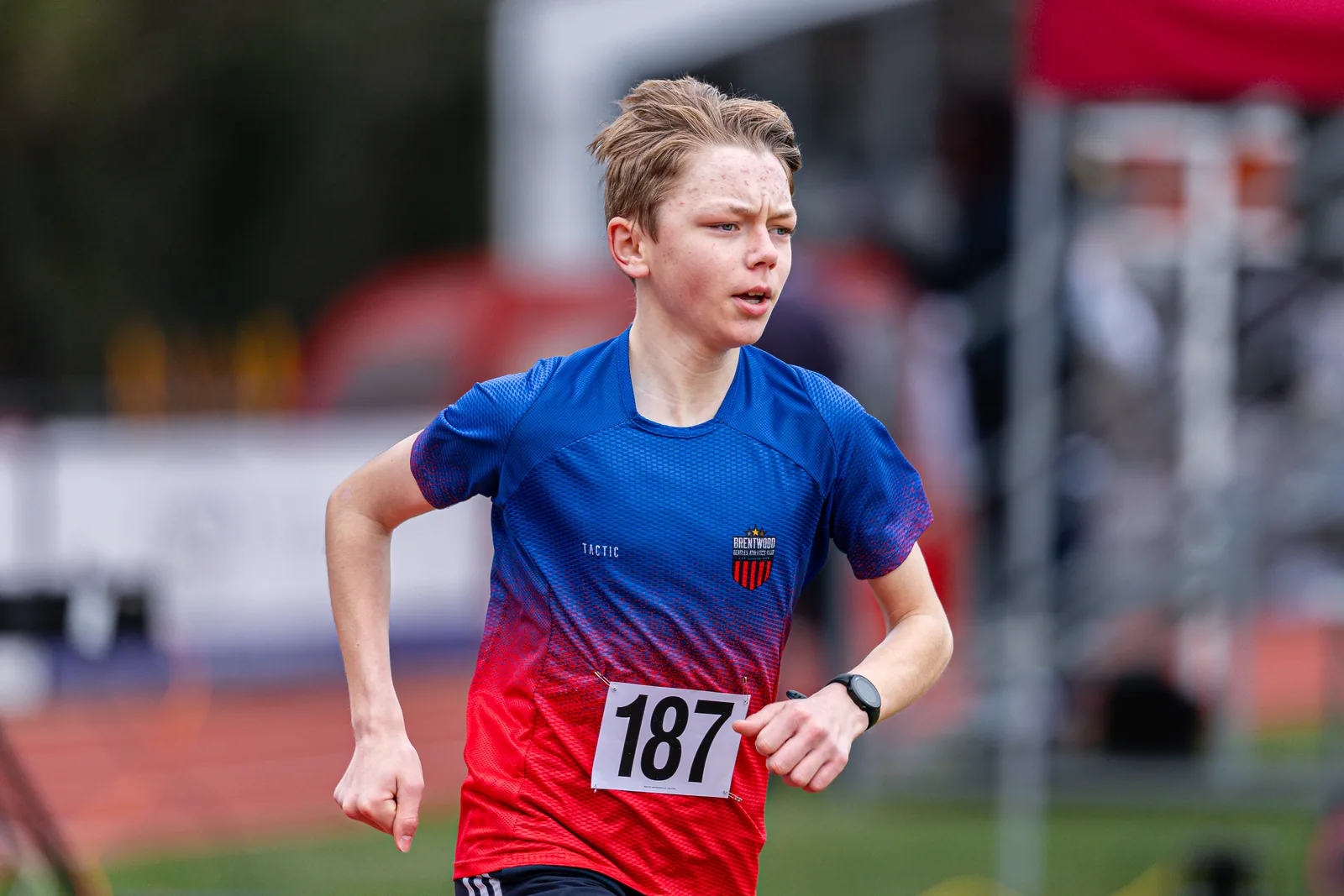 Brentwood Beagles athletes at the Havering Open, Havering, 29 March 2026