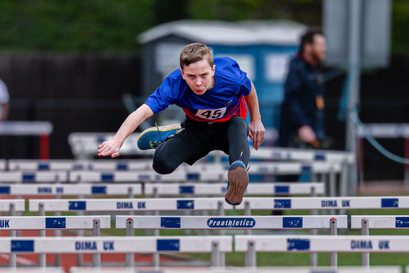 Brentwood Beagles athletes at the Havering Open, Havering, 29 March 2026