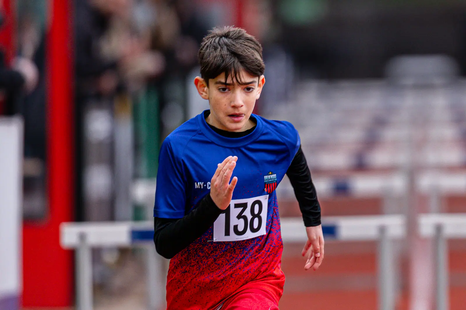 Brentwood Beagles athletes at the Havering Open, Havering, 29 March 2026
