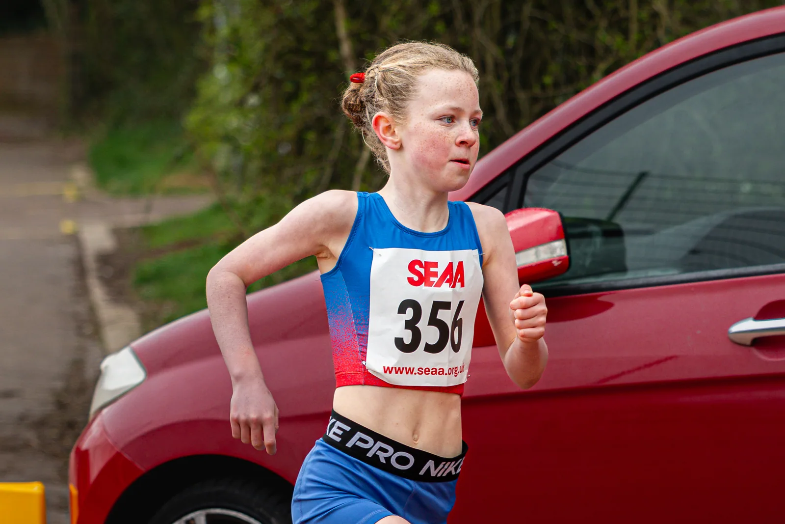 Brentwood Beagles athletes at the SEAA Road 3k/5k Championships, Milton Keynes, 29 March 2026