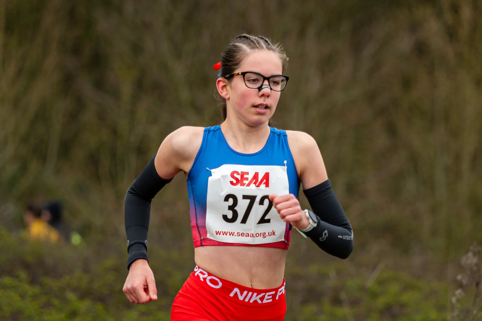 Brentwood Beagles athletes at the SEAA Road 3k/5k Championships, Milton Keynes, 29 March 2026
