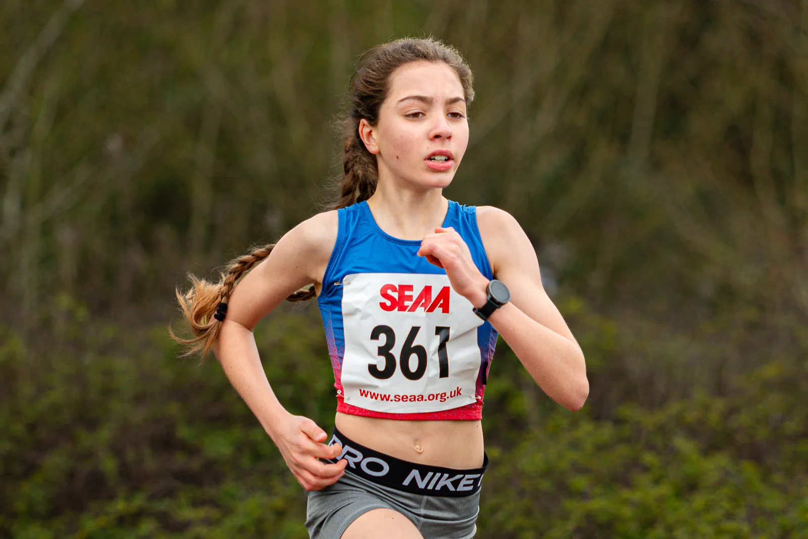 Brentwood Beagles athletes at the SEAA Road 3k/5k Championships, Milton Keynes, 29 March 2026