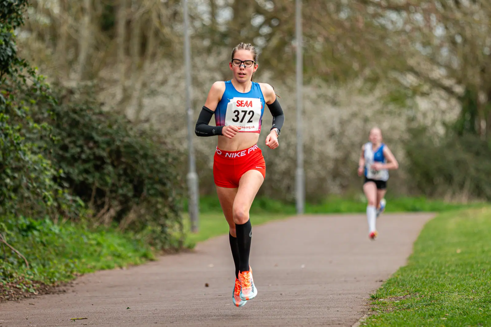 Brentwood Beagles athletes at the SEAA Road 3k/5k Championships, Milton Keynes, 29 March 2026