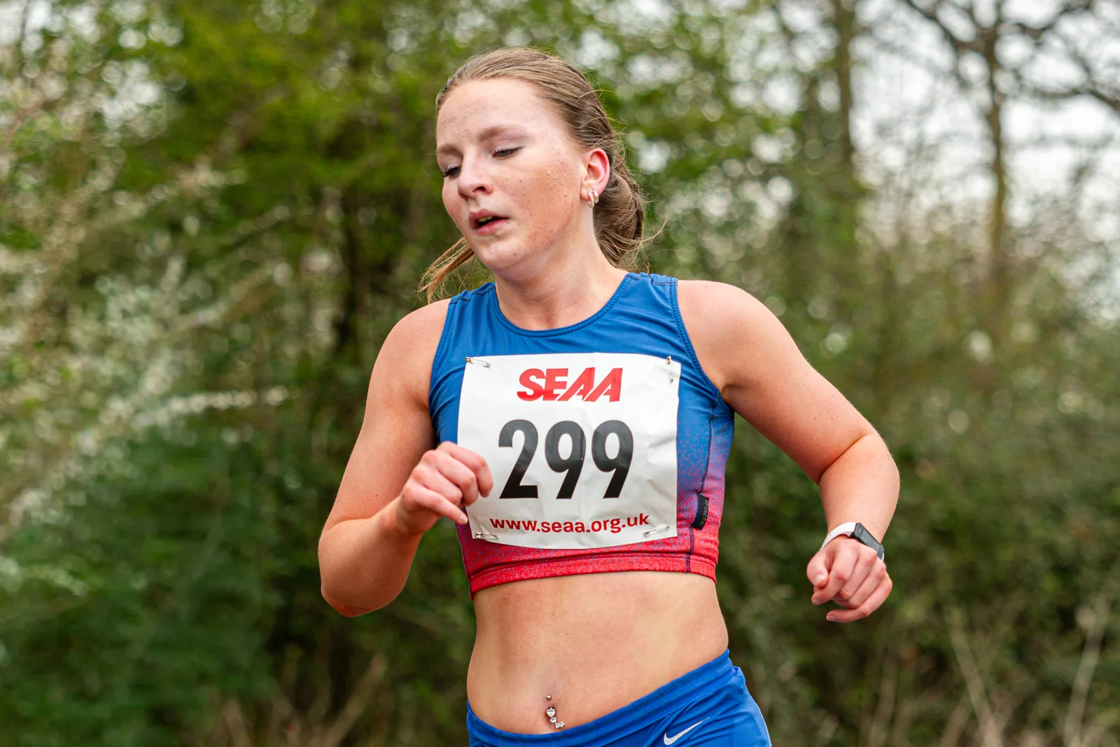 Brentwood Beagles athletes at the SEAA Road 3k/5k Championships, Milton Keynes, 29 March 2026
