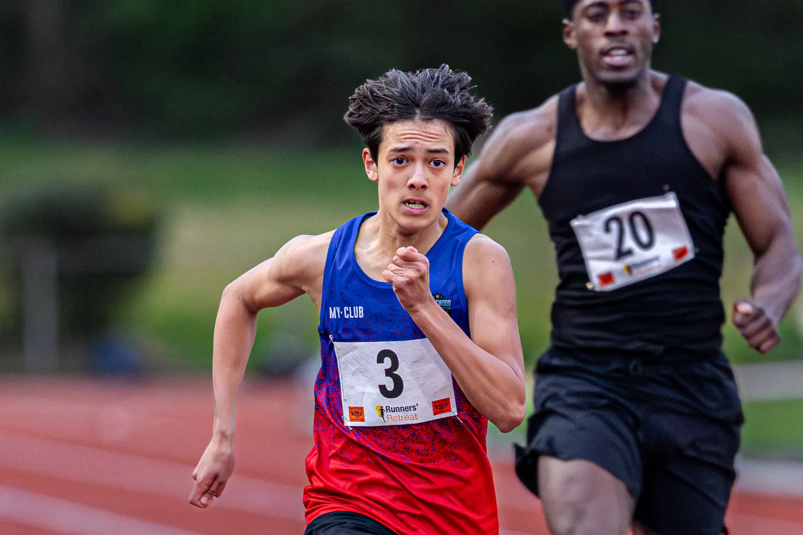 Brentwood Beagles athletes at the Watford Open Meeting, Watford, 1 April 2026