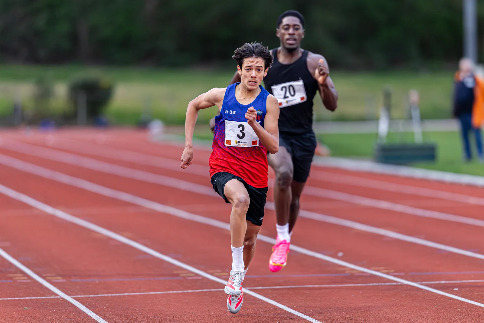 Brentwood Beagles athletes at the Watford Open Meeting, Watford, 1 April 2026