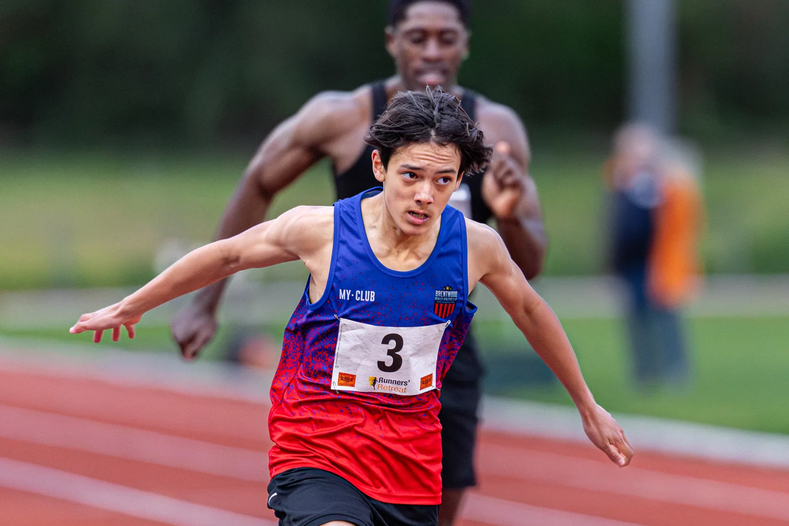 Brentwood Beagles athletes at the Watford Open Meeting, Watford, 1 April 2026