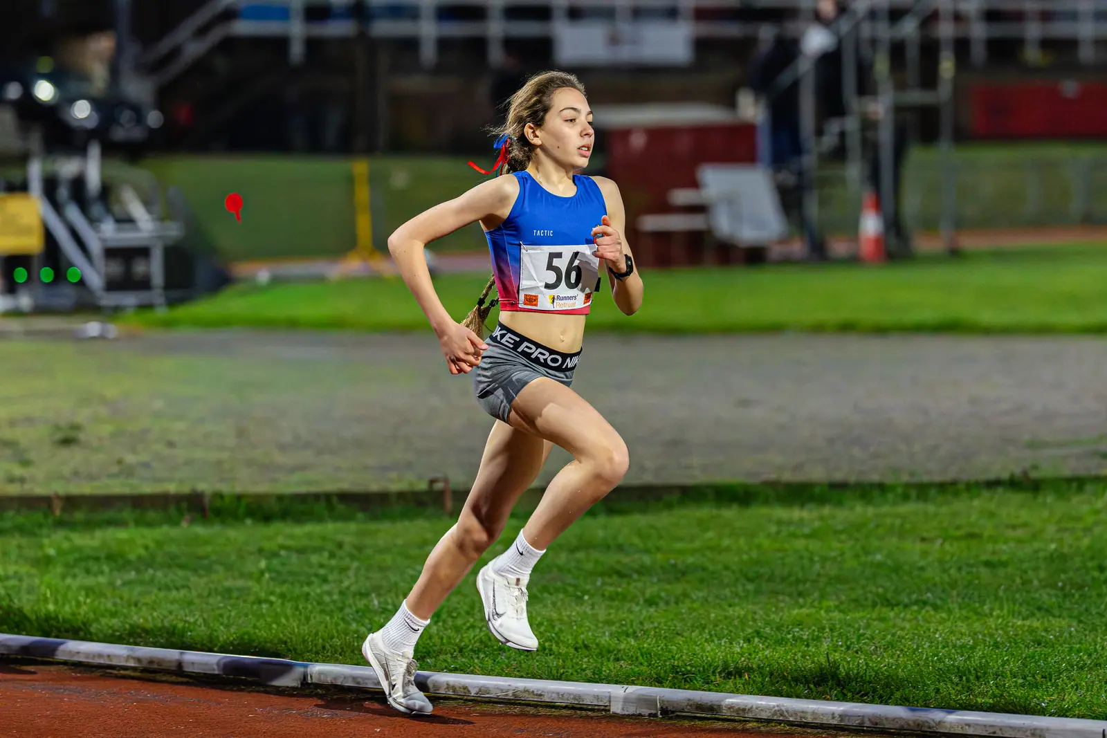 Brentwood Beagles athletes at the Watford Open Meeting, Watford, 1 April 2026