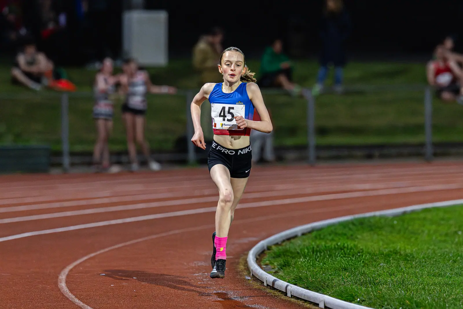 Brentwood Beagles athletes at the Watford Open Meeting, Watford, 1 April 2026