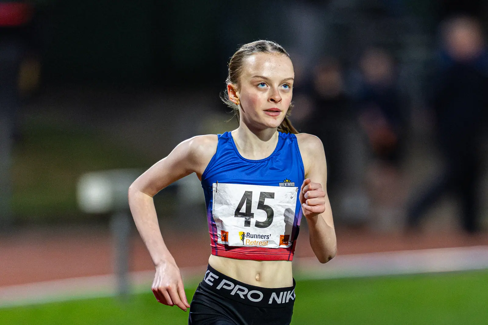 Brentwood Beagles athletes at the Watford Open Meeting, Watford, 1 April 2026