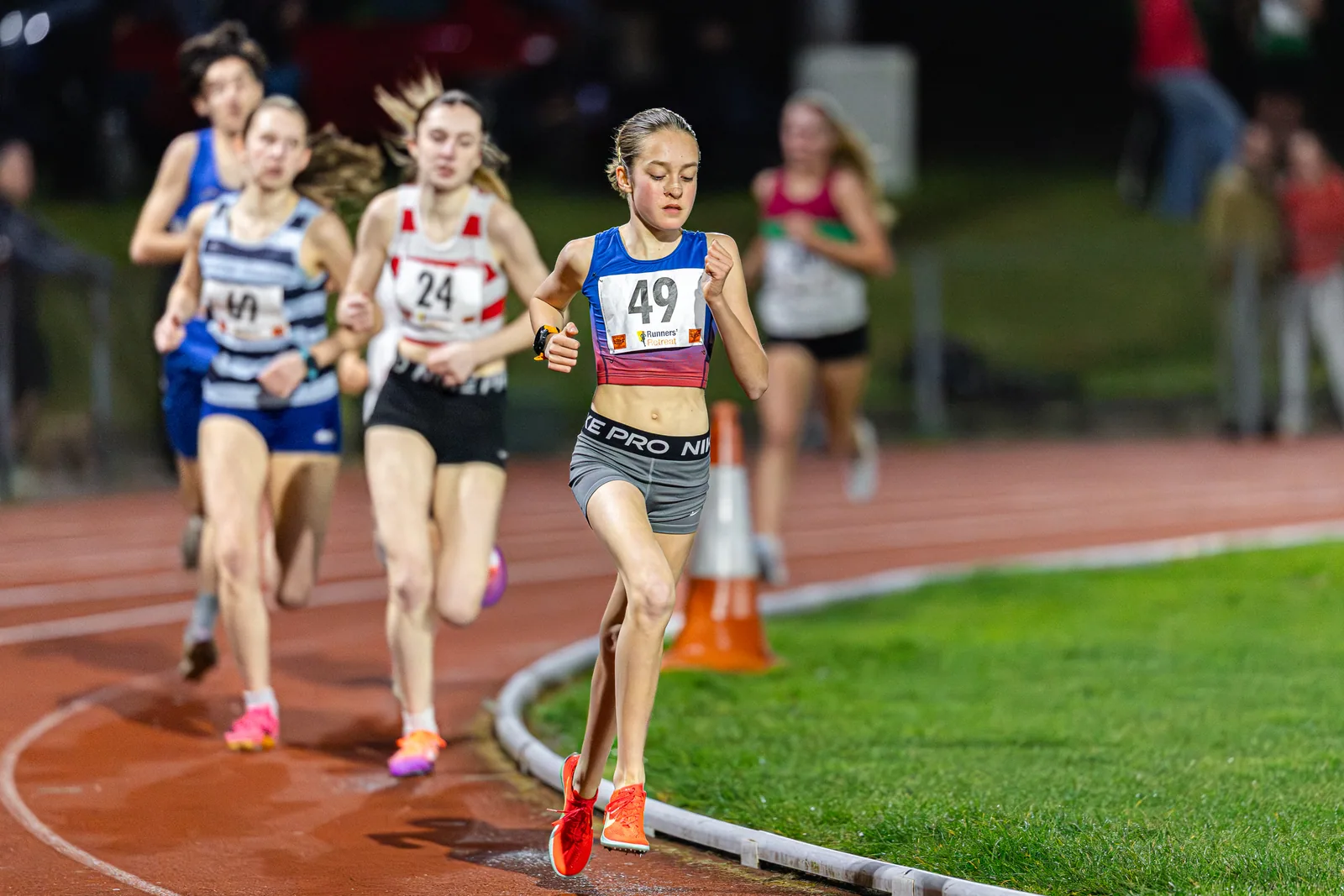 Brentwood Beagles athletes at the Watford Open Meeting, Watford, 1 April 2026