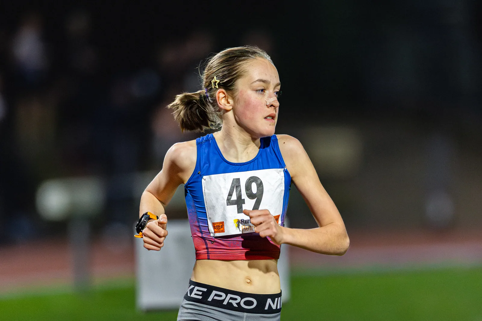 Brentwood Beagles athletes at the Watford Open Meeting, Watford, 1 April 2026