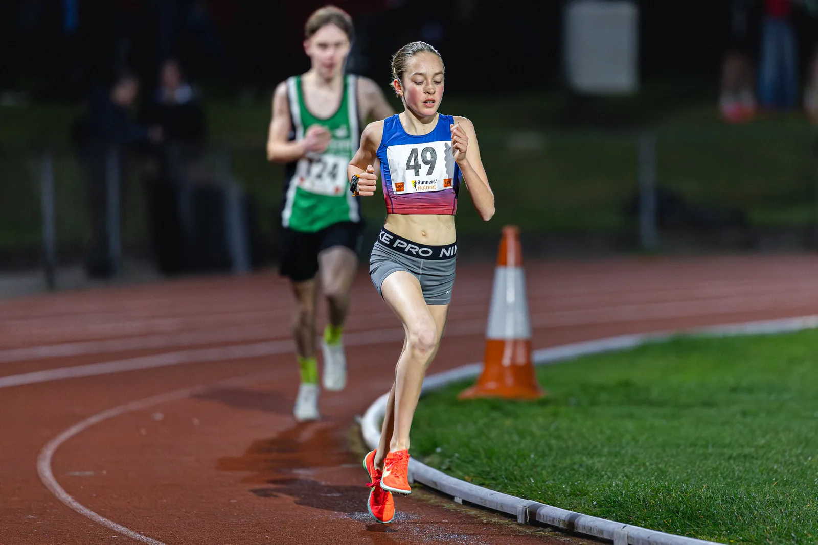 Brentwood Beagles athletes at the Watford Open Meeting, Watford, 1 April 2026
