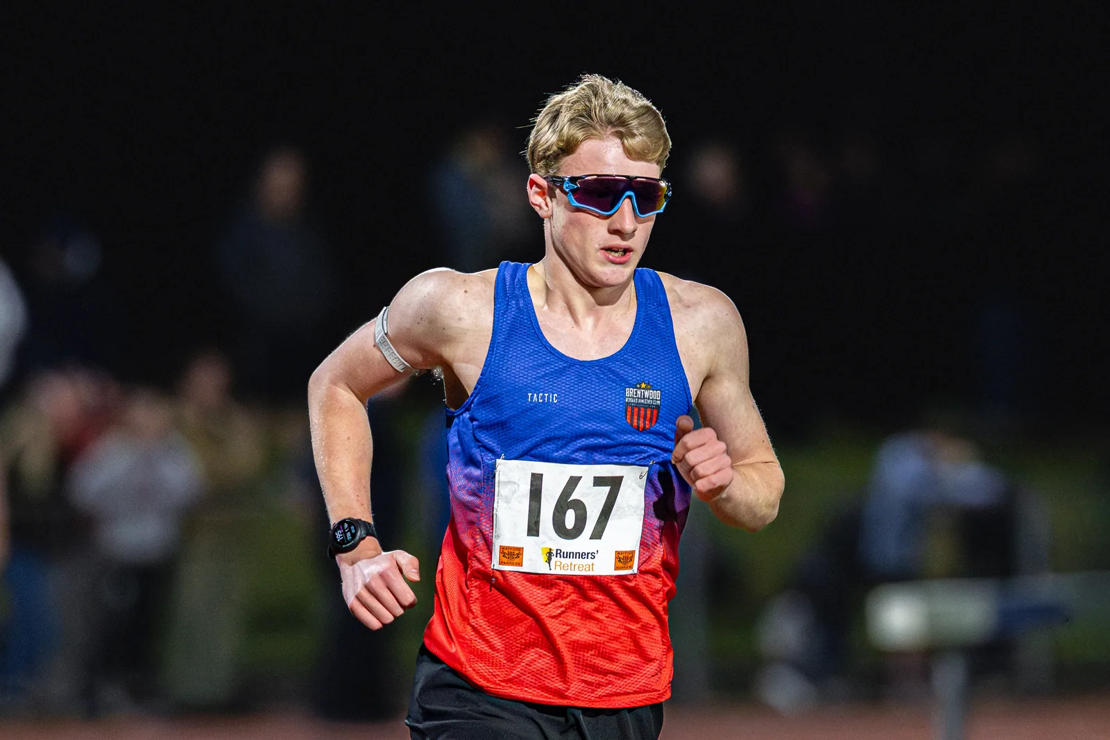 Brentwood Beagles athletes at the Watford Open Meeting, Watford, 1 April 2026