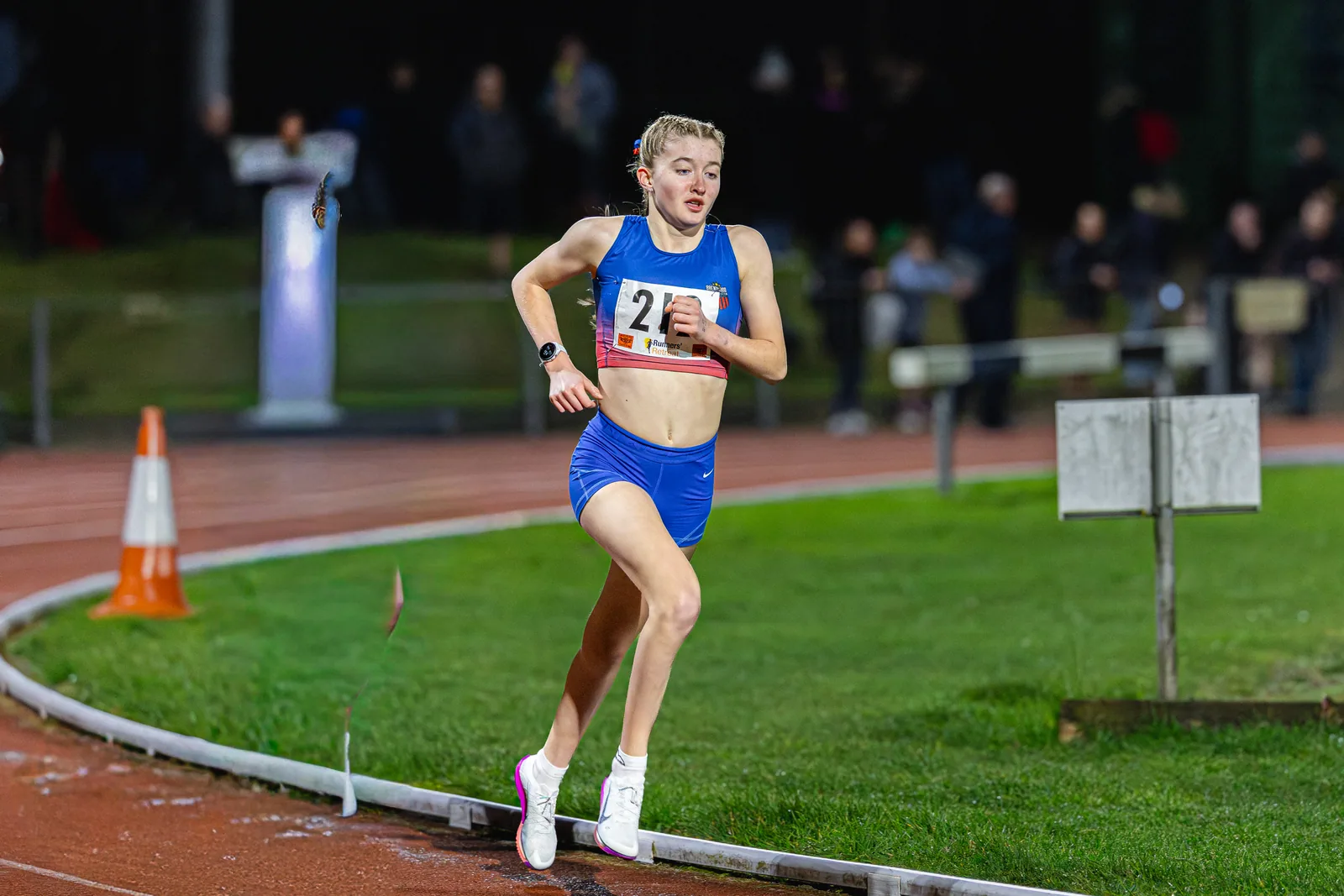 Brentwood Beagles athletes at the Watford Open Meeting, Watford, 1 April 2026