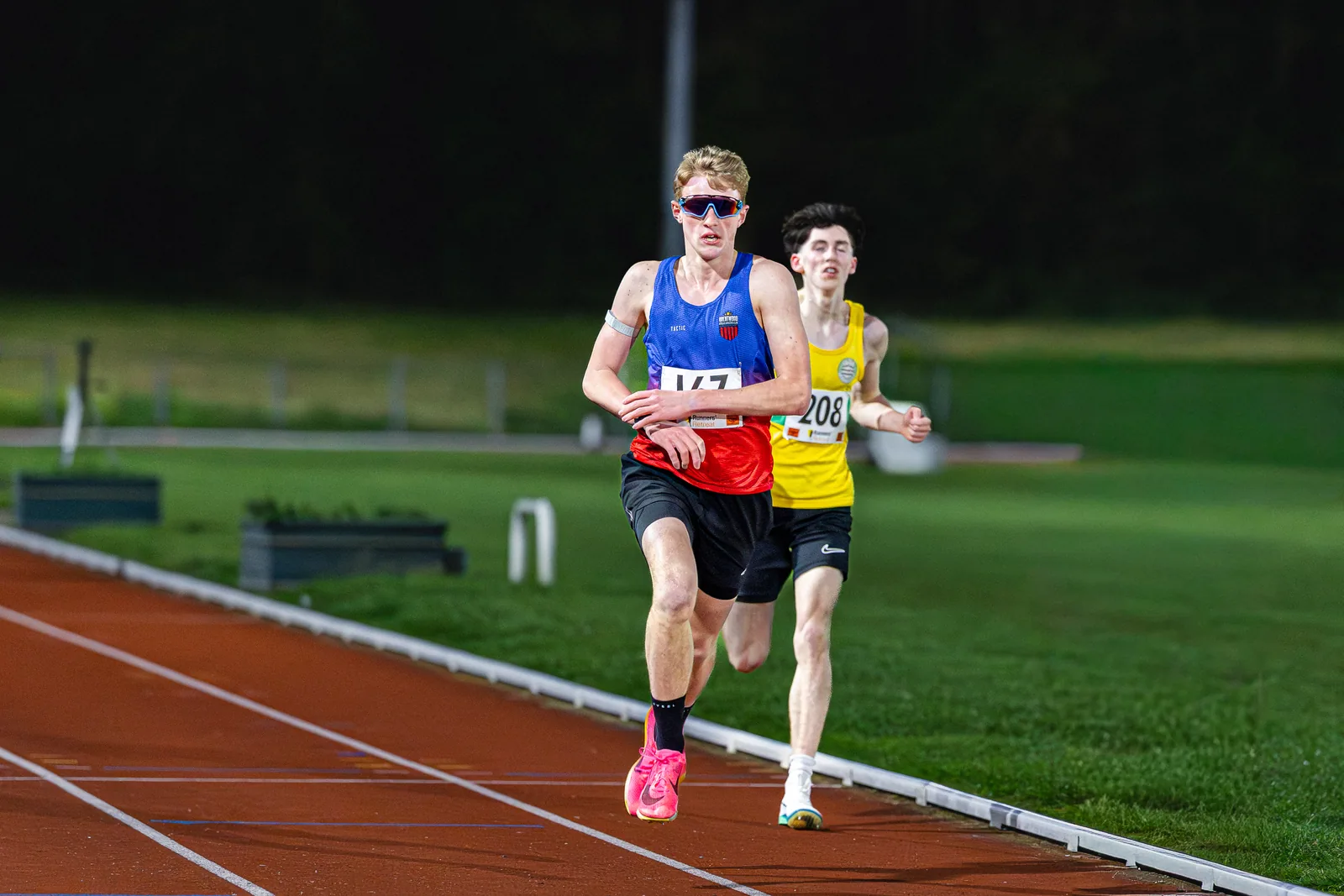 Brentwood Beagles athletes at the Watford Open Meeting, Watford, 1 April 2026