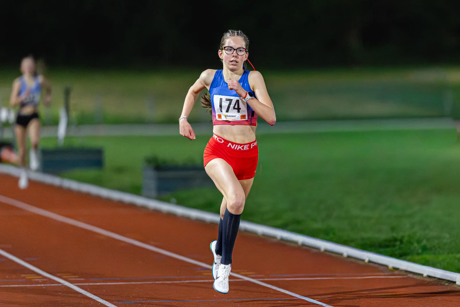 Brentwood Beagles athletes at the Watford Open Meeting, Watford, 1 April 2026