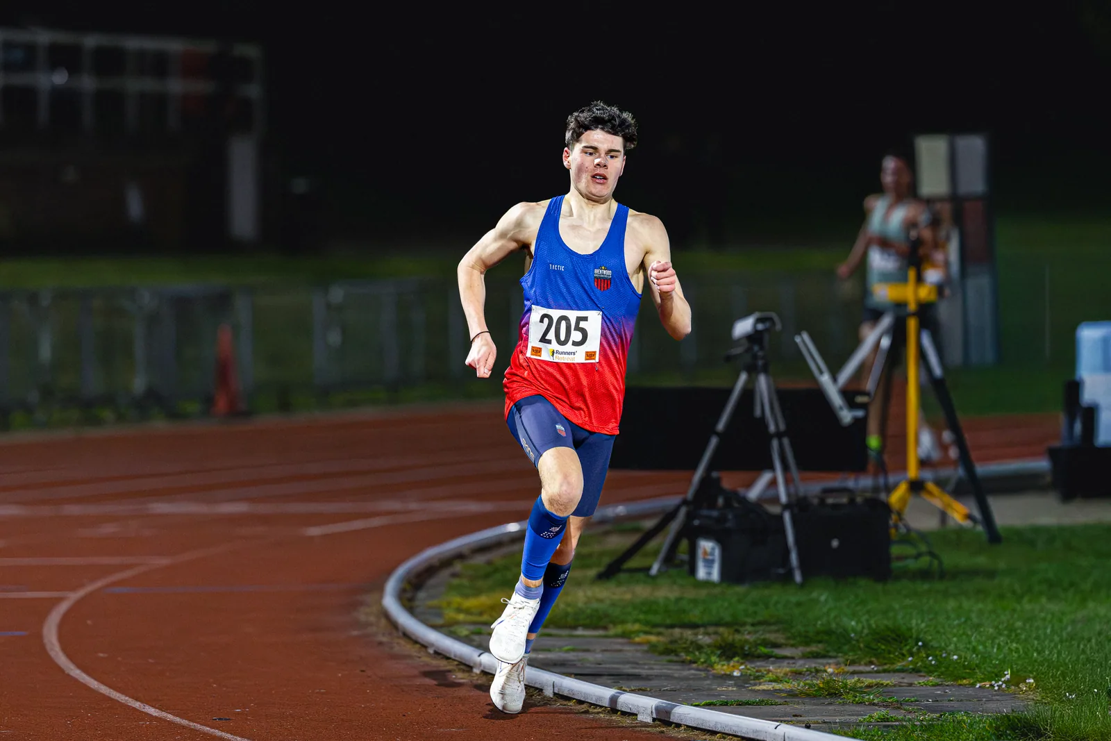 Brentwood Beagles athletes at the Watford Open Meeting, Watford, 1 April 2026