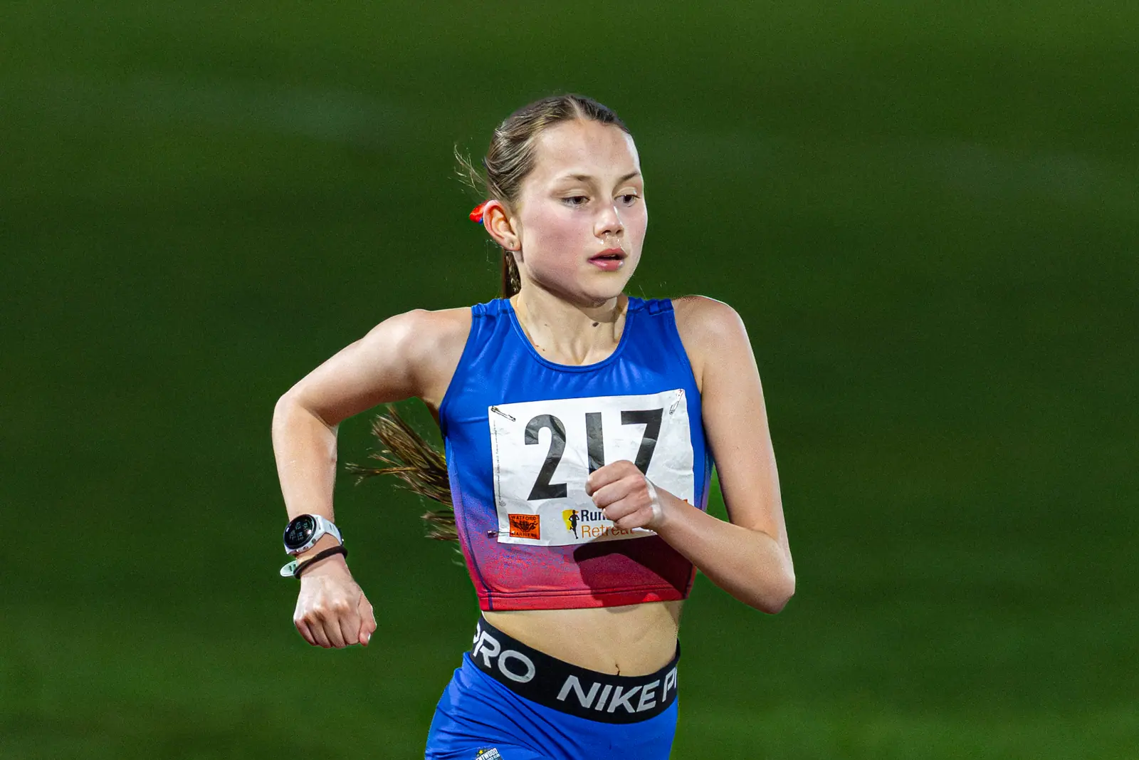 Brentwood Beagles athletes at the Watford Open Meeting, Watford, 1 April 2026