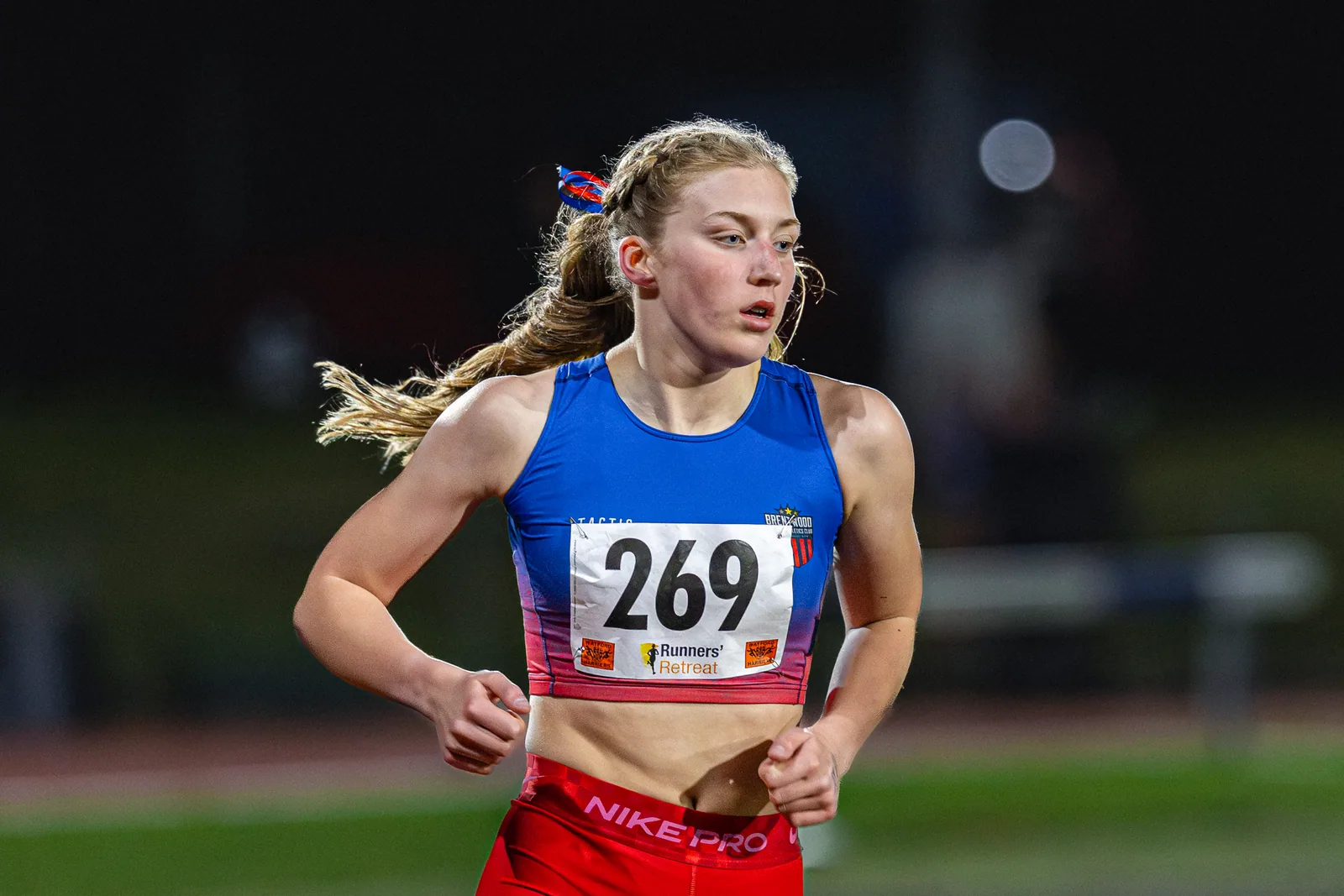 Brentwood Beagles athletes at the Watford Open Meeting, Watford, 1 April 2026