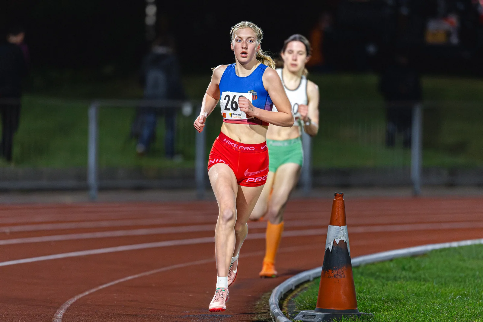 Brentwood Beagles athletes at the Watford Open Meeting, Watford, 1 April 2026