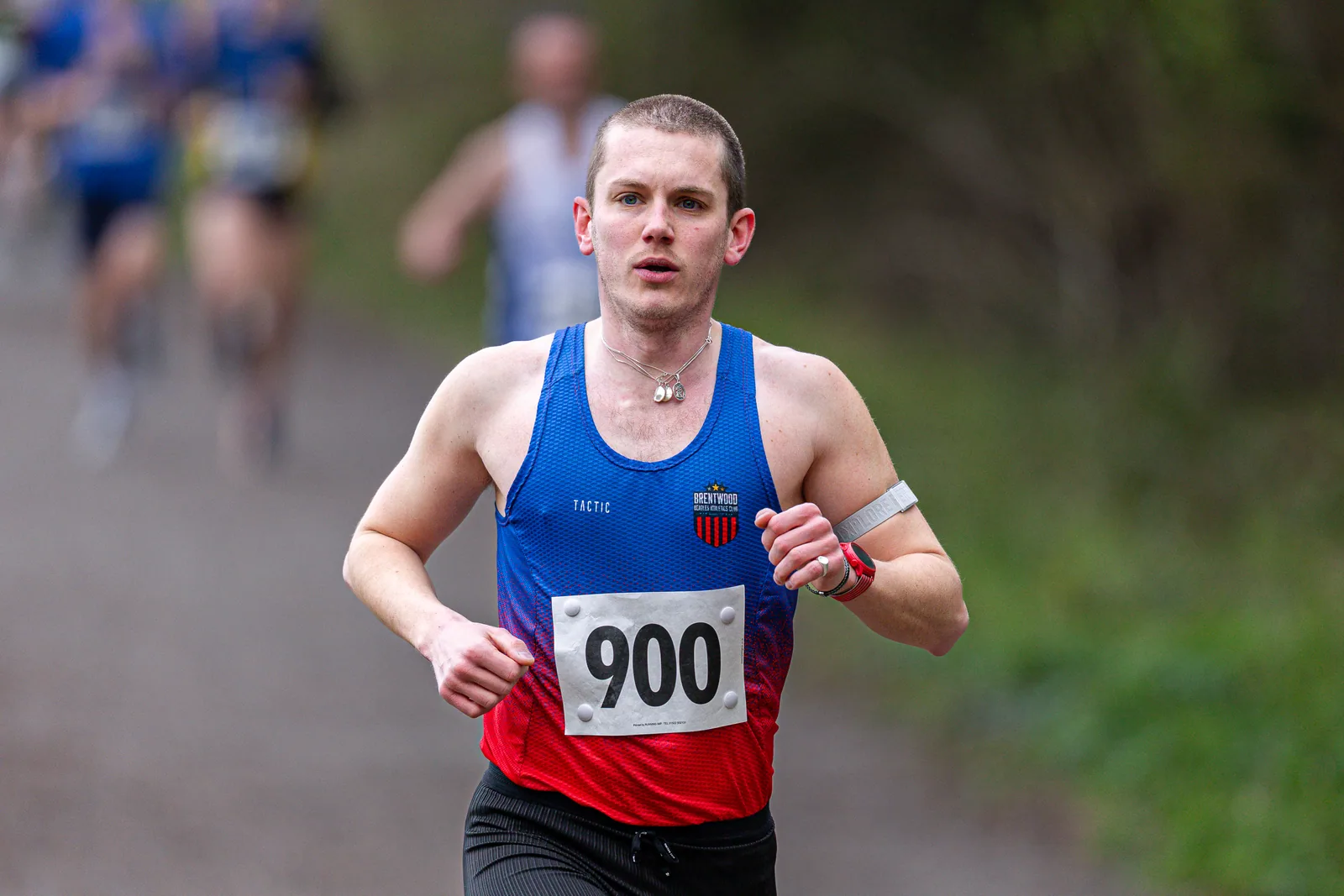 Brentwood Beagles athletes at the Crown to Crown 5k, Pitsea, 3 April 2026