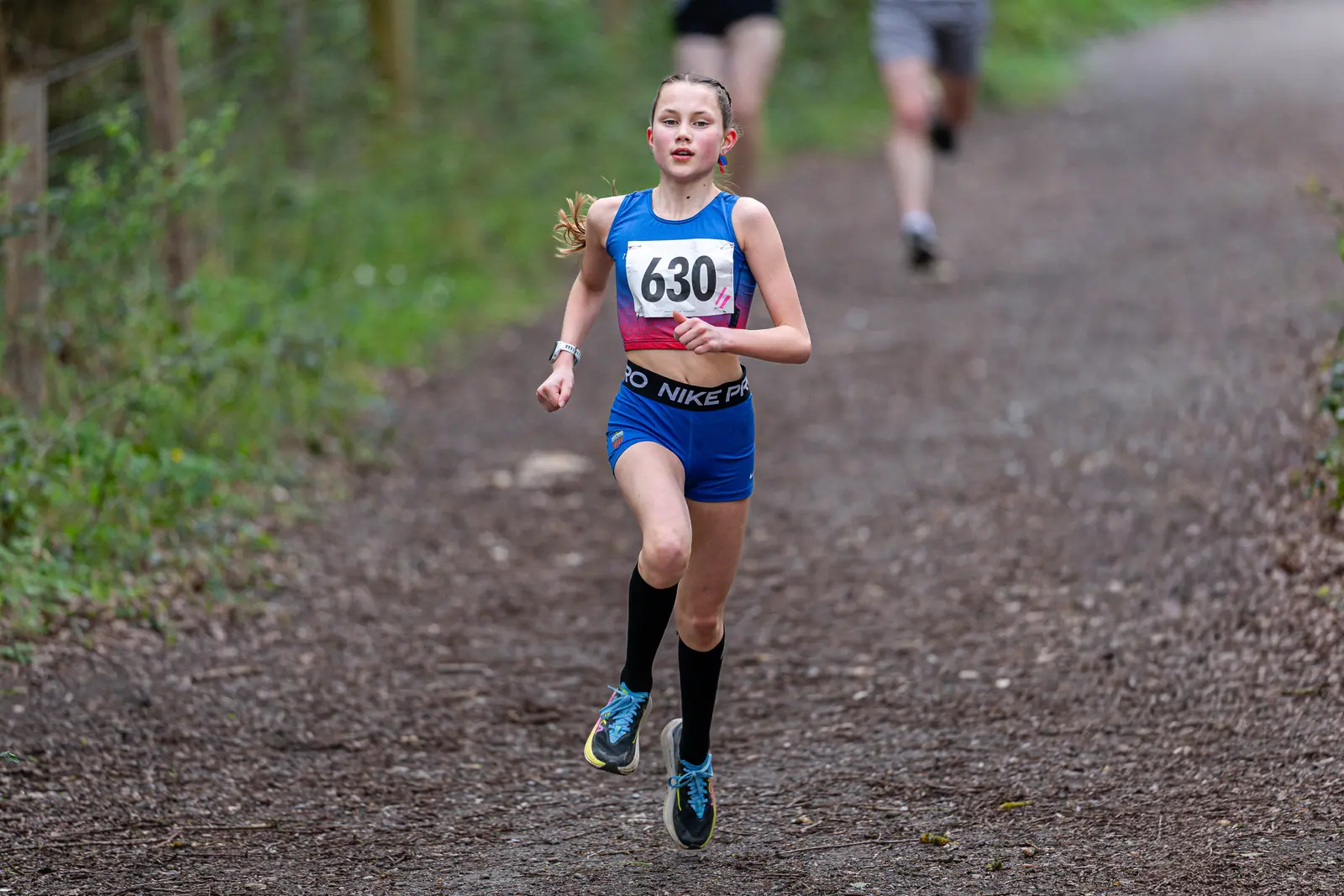 Brentwood Beagles athletes at the Crown to Crown 5k, Pitsea, 3 April 2026