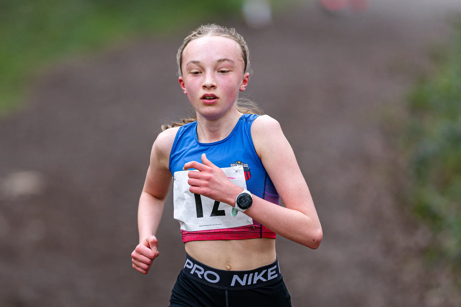 Brentwood Beagles athletes at the Crown to Crown 5k, Pitsea, 3 April 2026