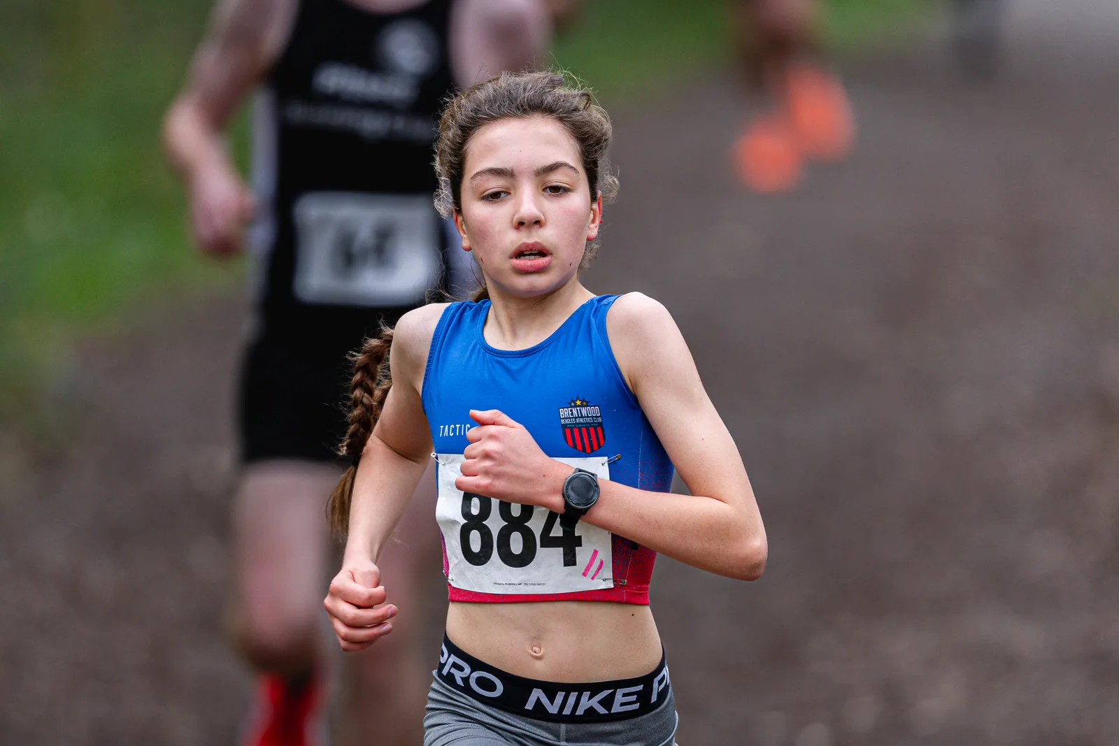 Brentwood Beagles athletes at the Crown to Crown 5k, Pitsea, 3 April 2026