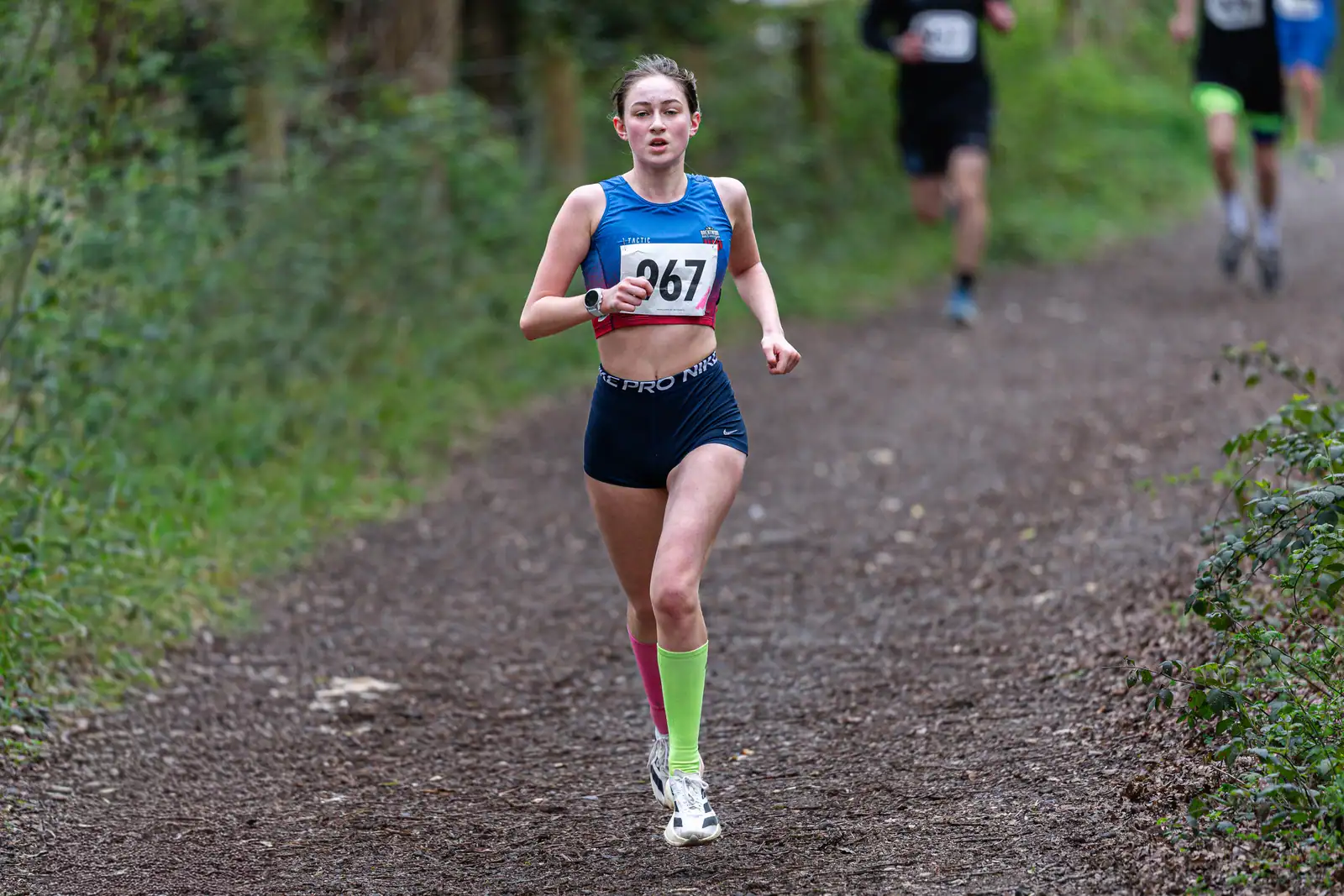 Brentwood Beagles athletes at the Crown to Crown 5k, Pitsea, 3 April 2026