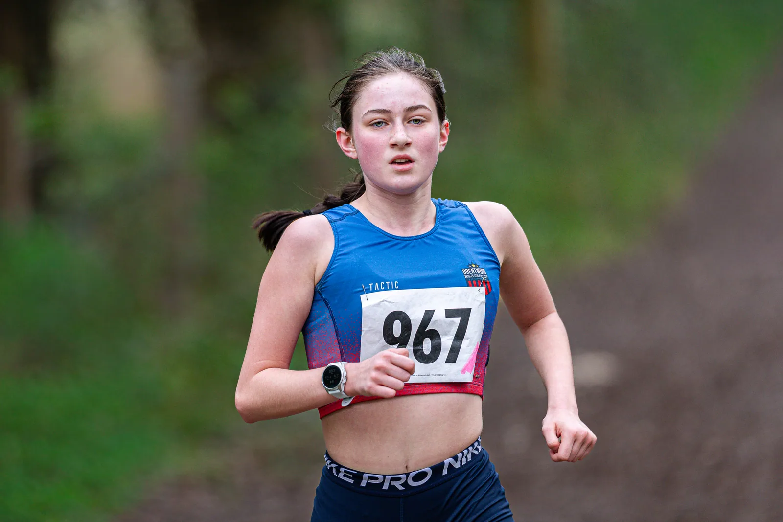 Brentwood Beagles athletes at the Crown to Crown 5k, Pitsea, 3 April 2026
