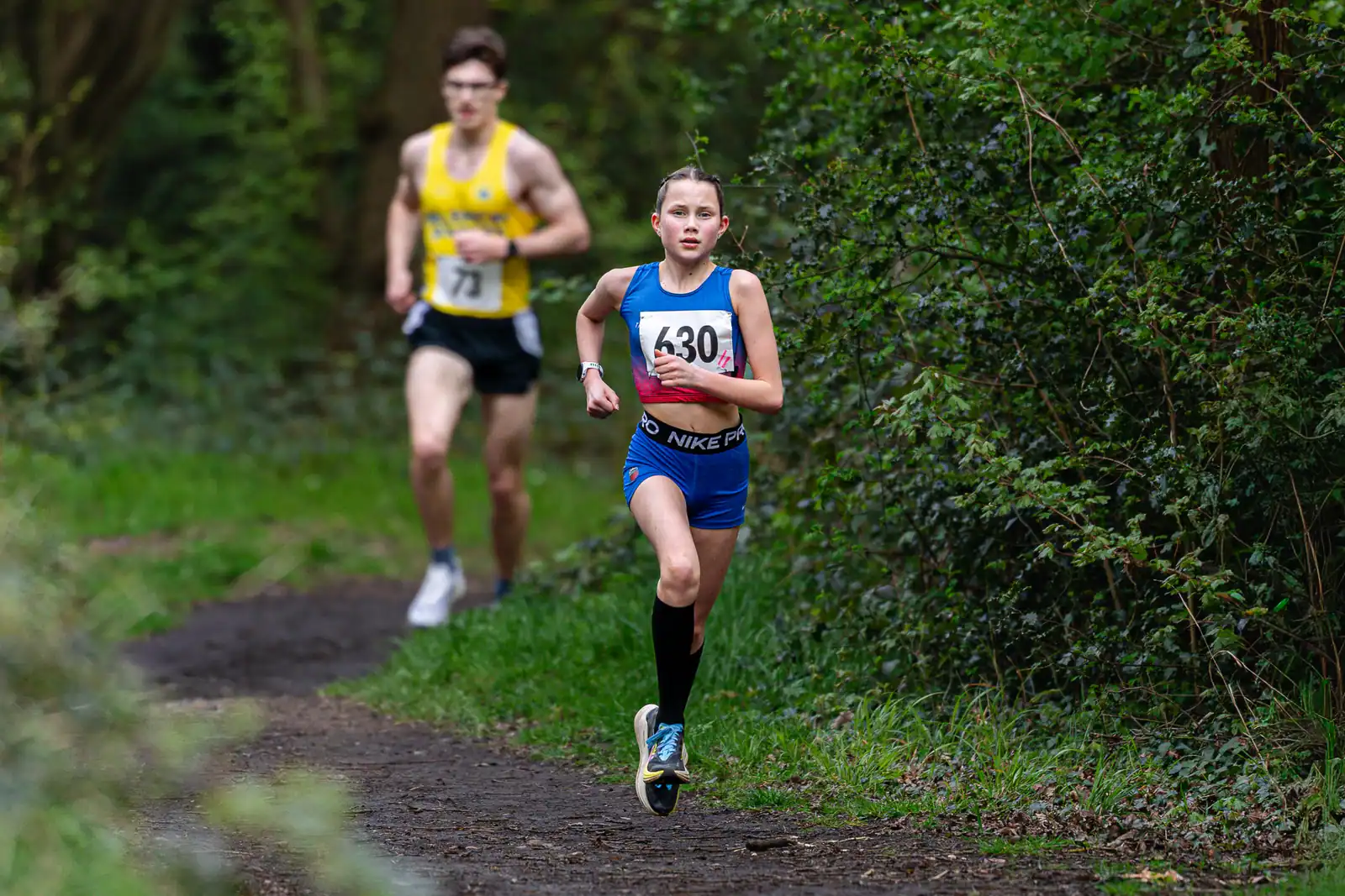 Brentwood Beagles athletes at the Crown to Crown 5k, Pitsea, 3 April 2026