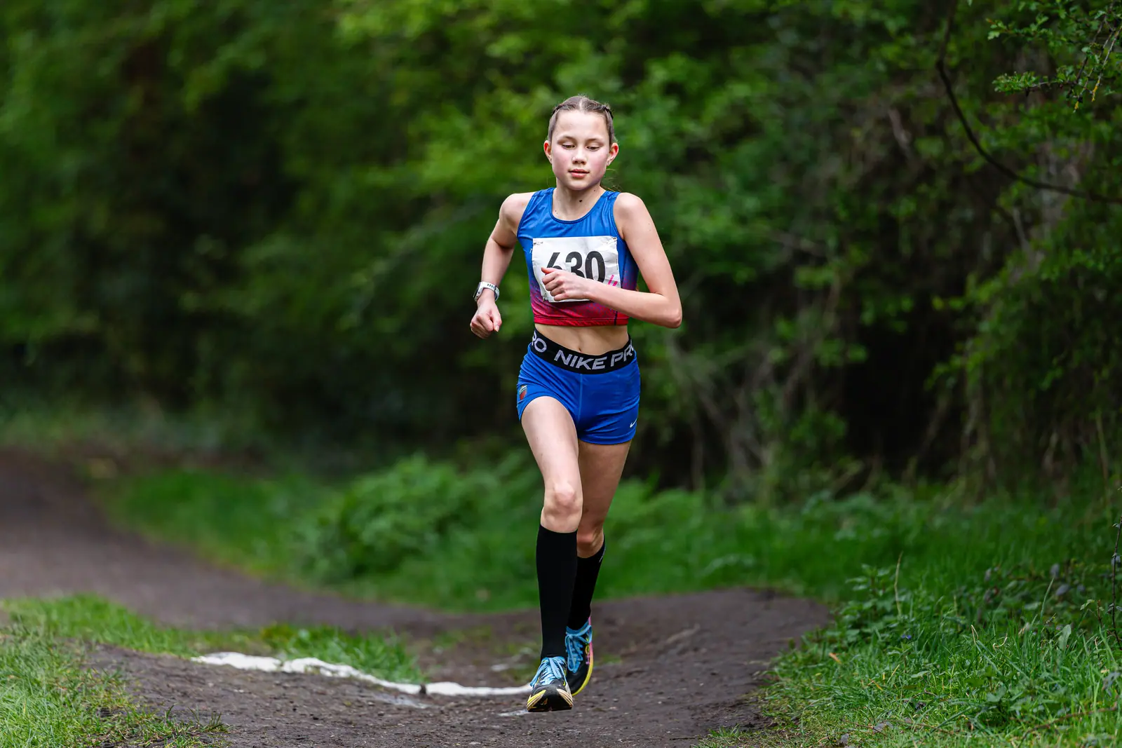 Brentwood Beagles athletes at the Crown to Crown 5k, Pitsea, 3 April 2026