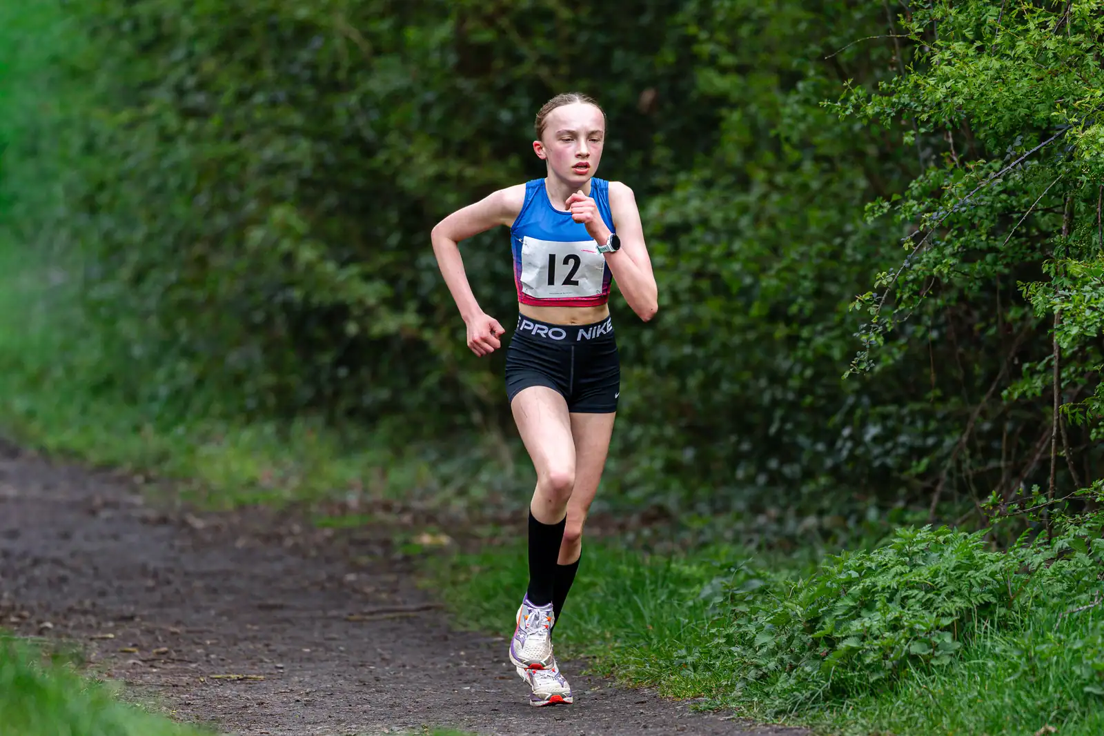 Brentwood Beagles athletes at the Crown to Crown 5k, Pitsea, 3 April 2026